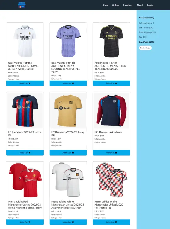 ECommerce (Demo) preview