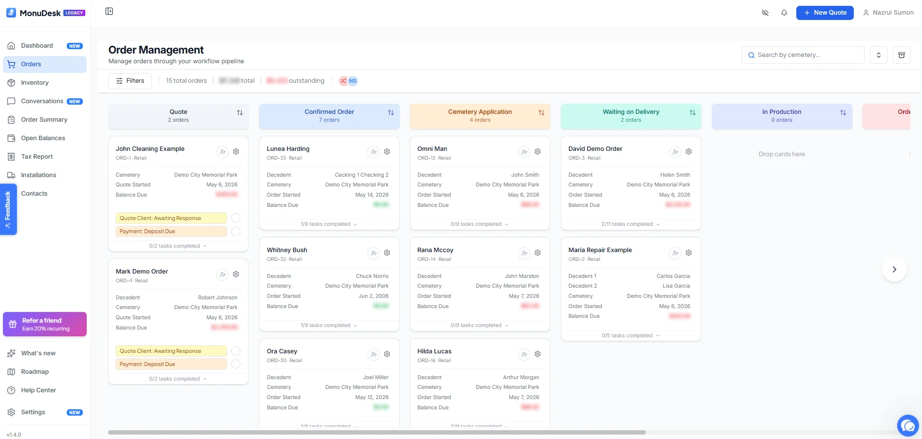 MonuDesk preview