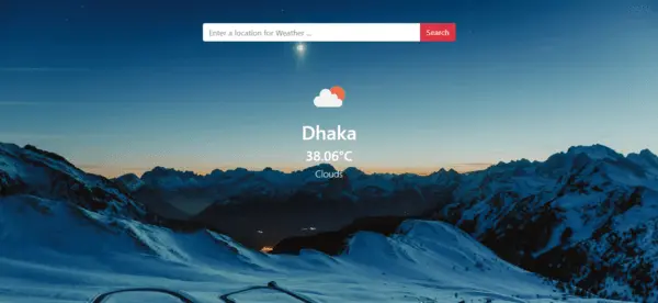 Temperature preview
